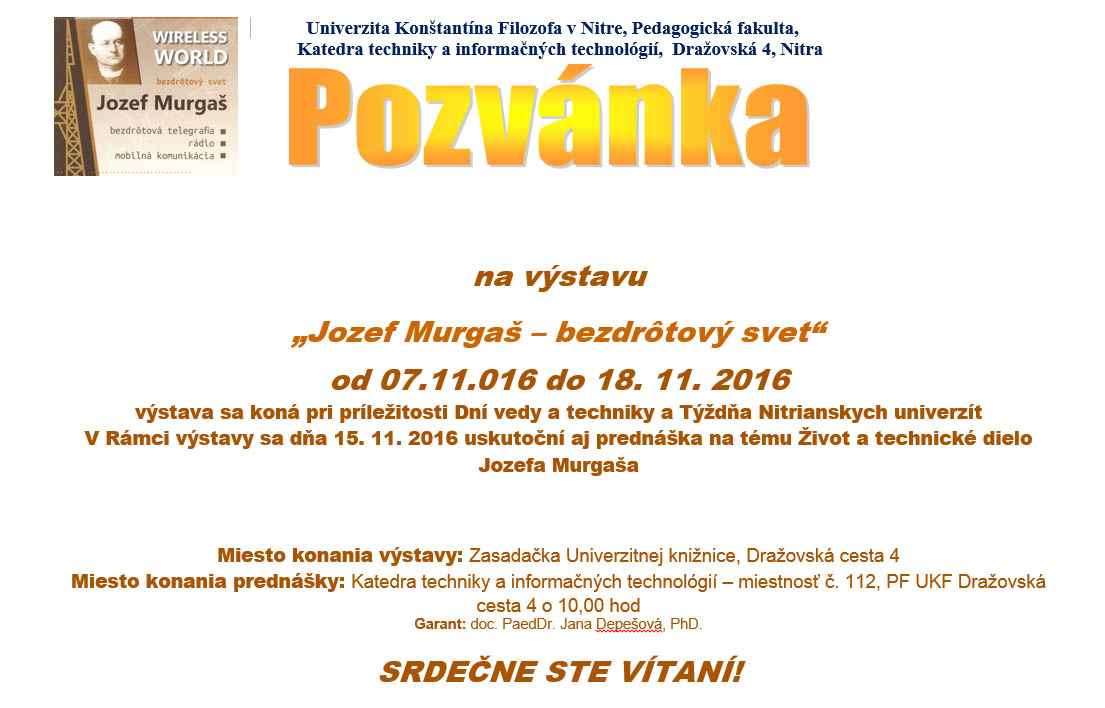 pozvanka Murgas